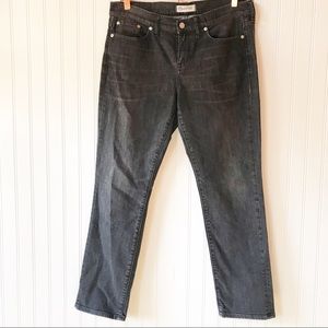 Madewell gray black slim boy jean 30